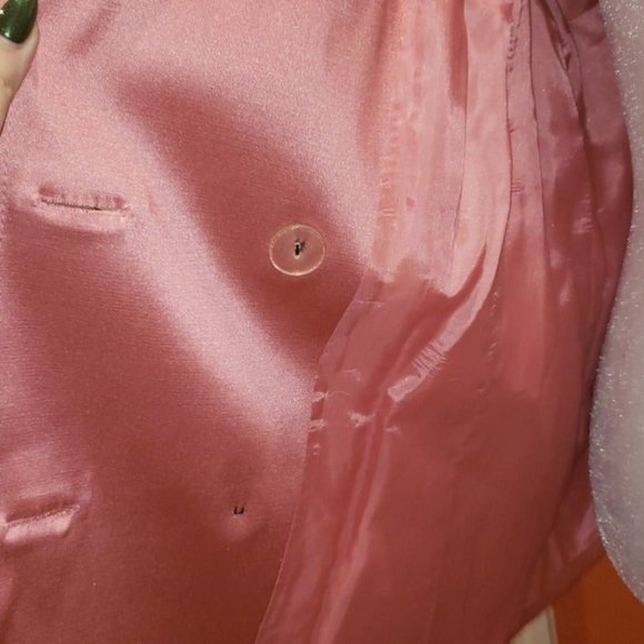 I.N.C. International Concepts pink satin coat - Picture 9 of 11